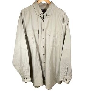 Woolrich‎ Men's 2XL Long Sleeve Button Down Heavy Duty Work Shirt Outdoor XXL